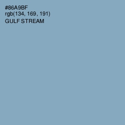 #86A9BF - Gulf Stream Color Image
